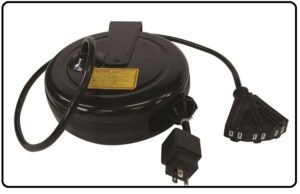 Retractable cord with multiple switches